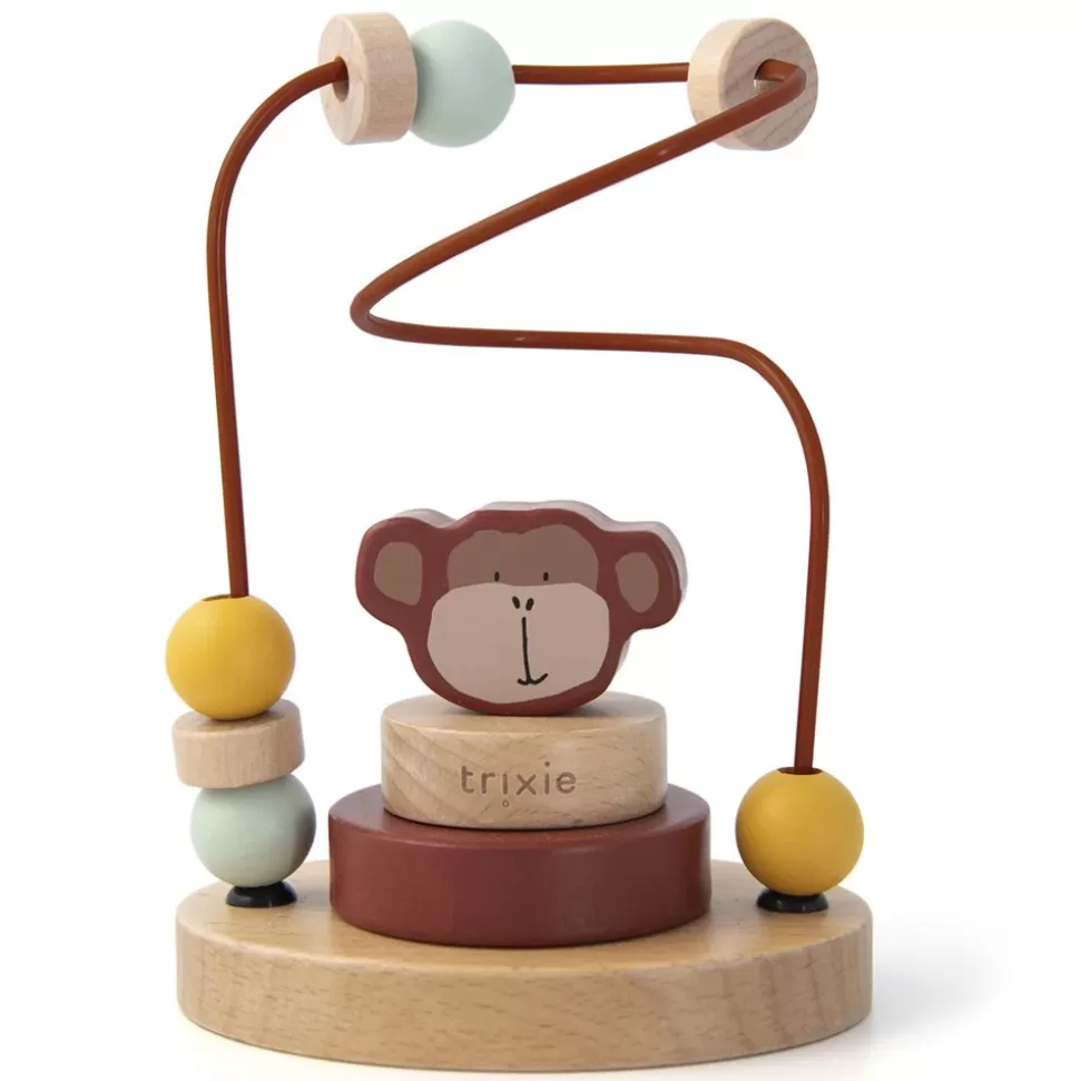 Labyrinthe A Perles En Bois - Mr. Monkey | Trixie Baby Online