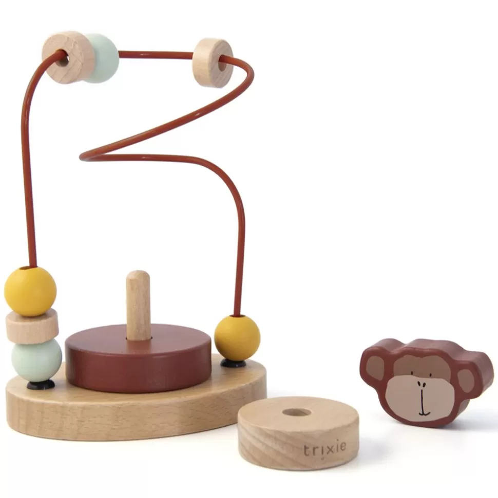 Labyrinthe A Perles En Bois - Mr. Monkey | Trixie Baby Online