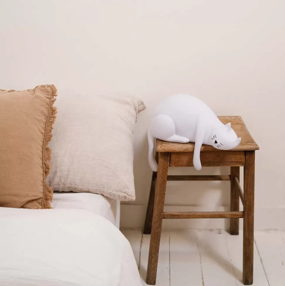 Lampe Georges Le Chat - Blanc | Rose in April Clearance