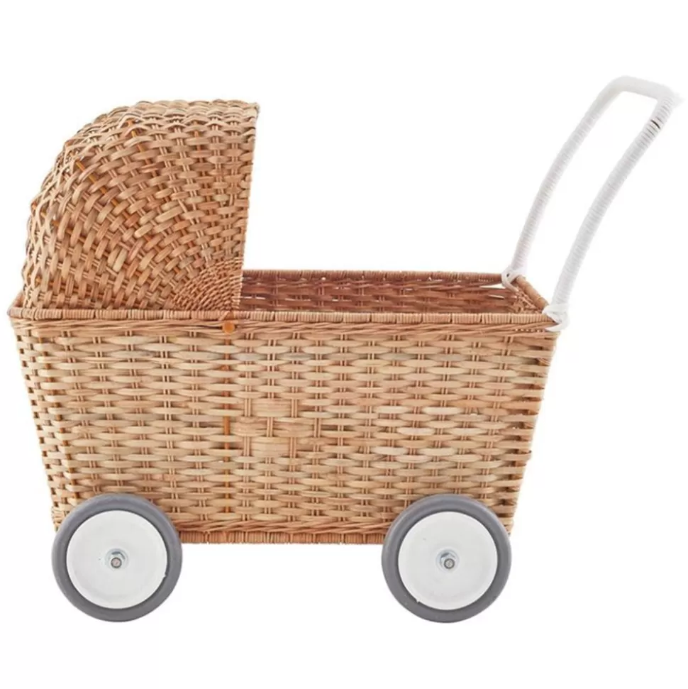 Landau Chariot Strolley En Rotin - Naturel | Olli Ella Discount