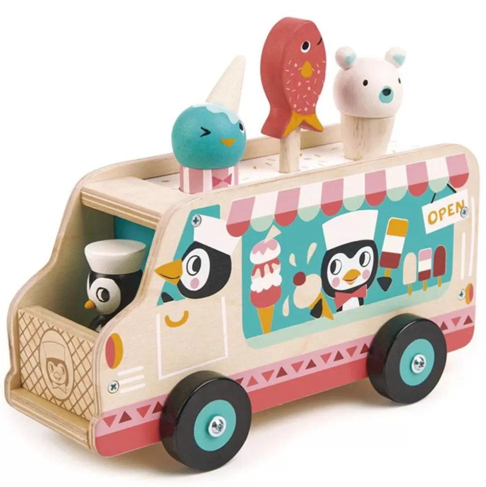 Le Chariot De Creme Glacee Des Pingouins | Tender Leaf Toys New