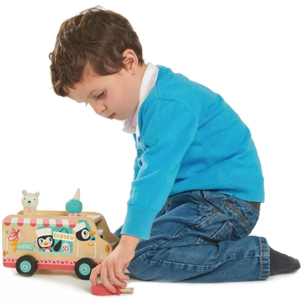 Le Chariot De Creme Glacee Des Pingouins | Tender Leaf Toys New