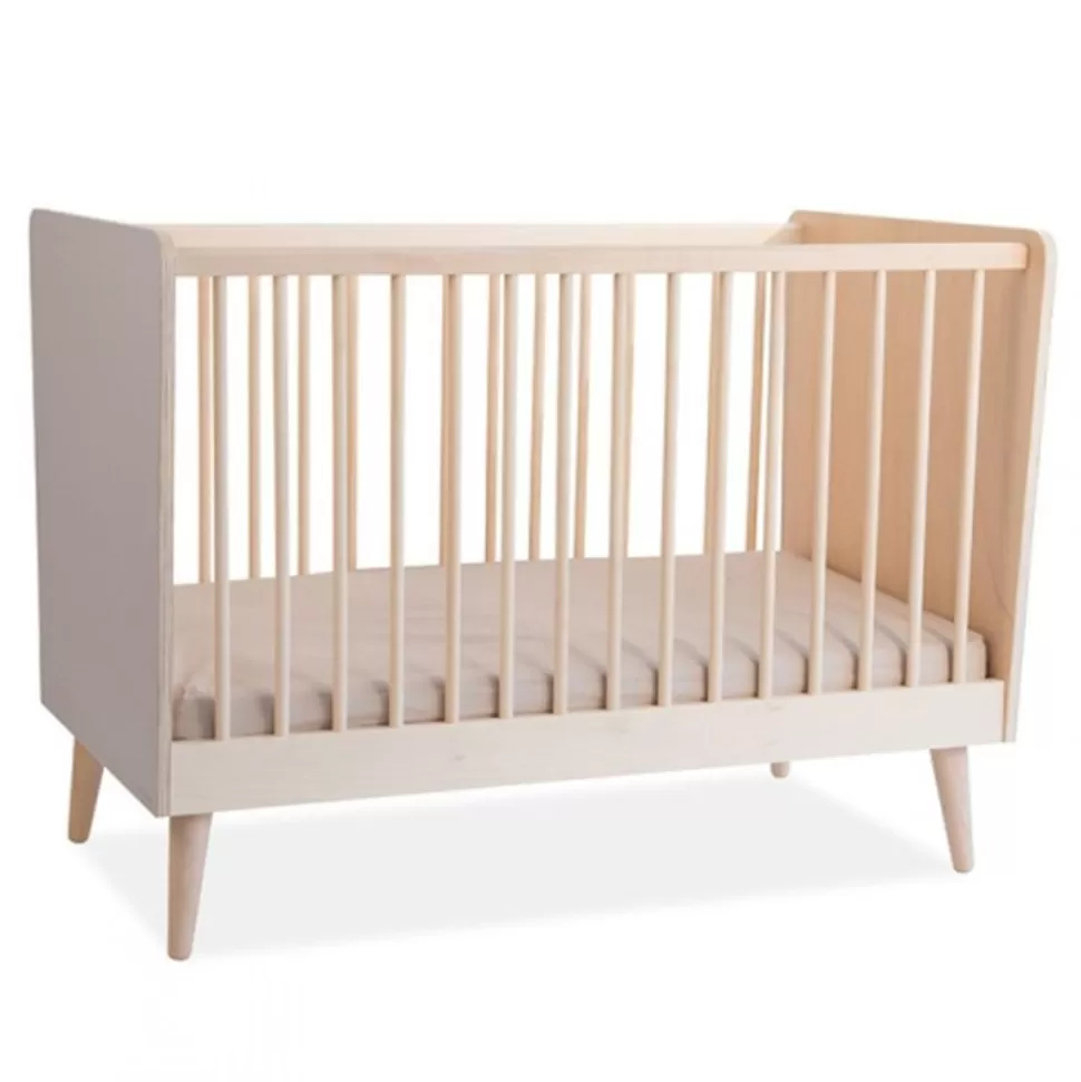 Lit Bebe Evolutif Taupe - 60 X 120 Cm | Moulin Roty Online