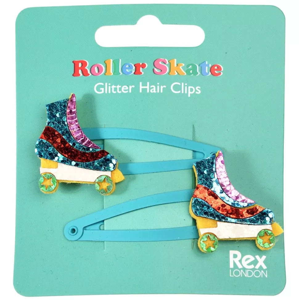 Lot De 2 Barrettes A Paillettes - Rollers | Rex London Clearance