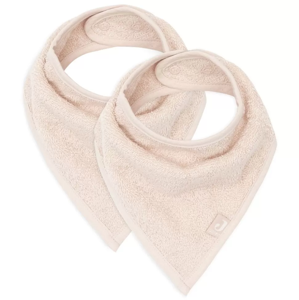 Lot De 2 Bavoirs Bandana - Pale Pink | Jollein Best Sale