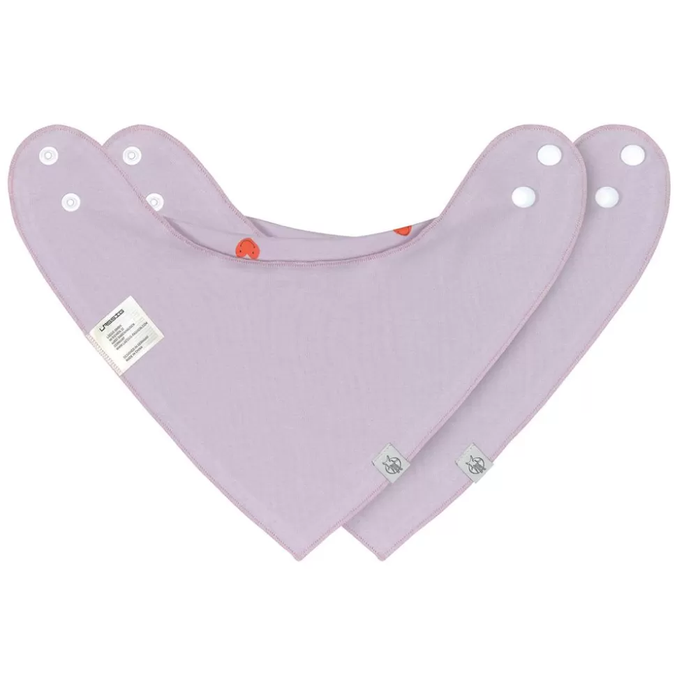 Lot De 2 Bavoirs Bandana Happy Rascals Coeur - 0/24 Mois | LÄSSIG Discount