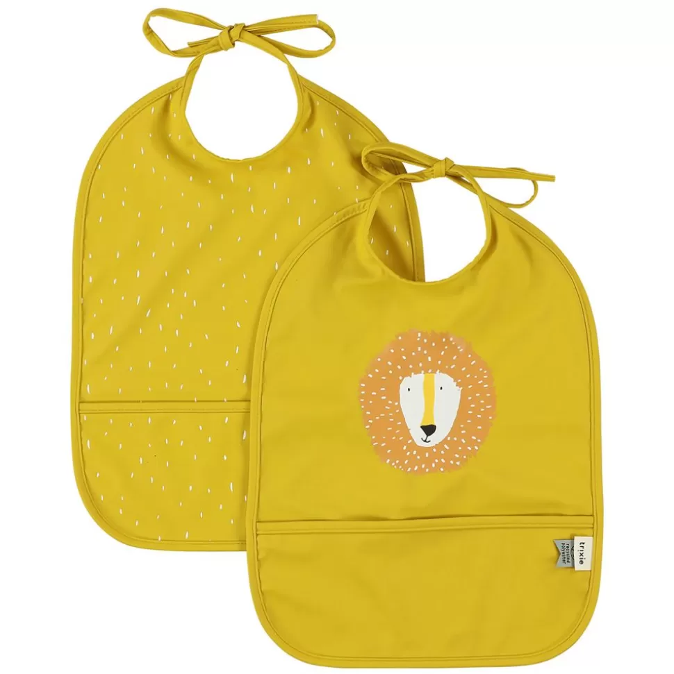 Lot De 2 Bavoirs Impermeables - Mr. Lion | Trixie Baby Cheap