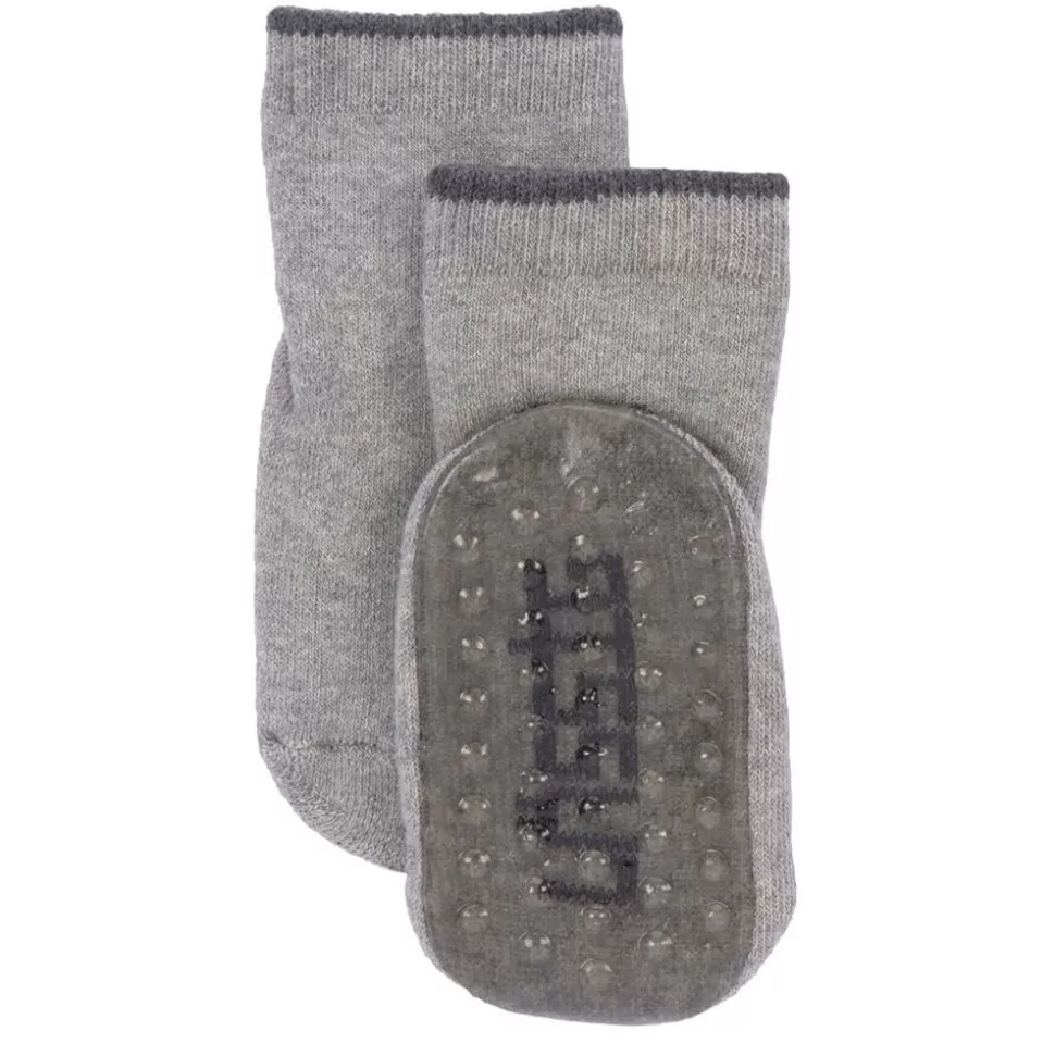 Lot De 2 Chaussettes Antiderapantes Gris - 23/26 | LÄSSIG Cheap