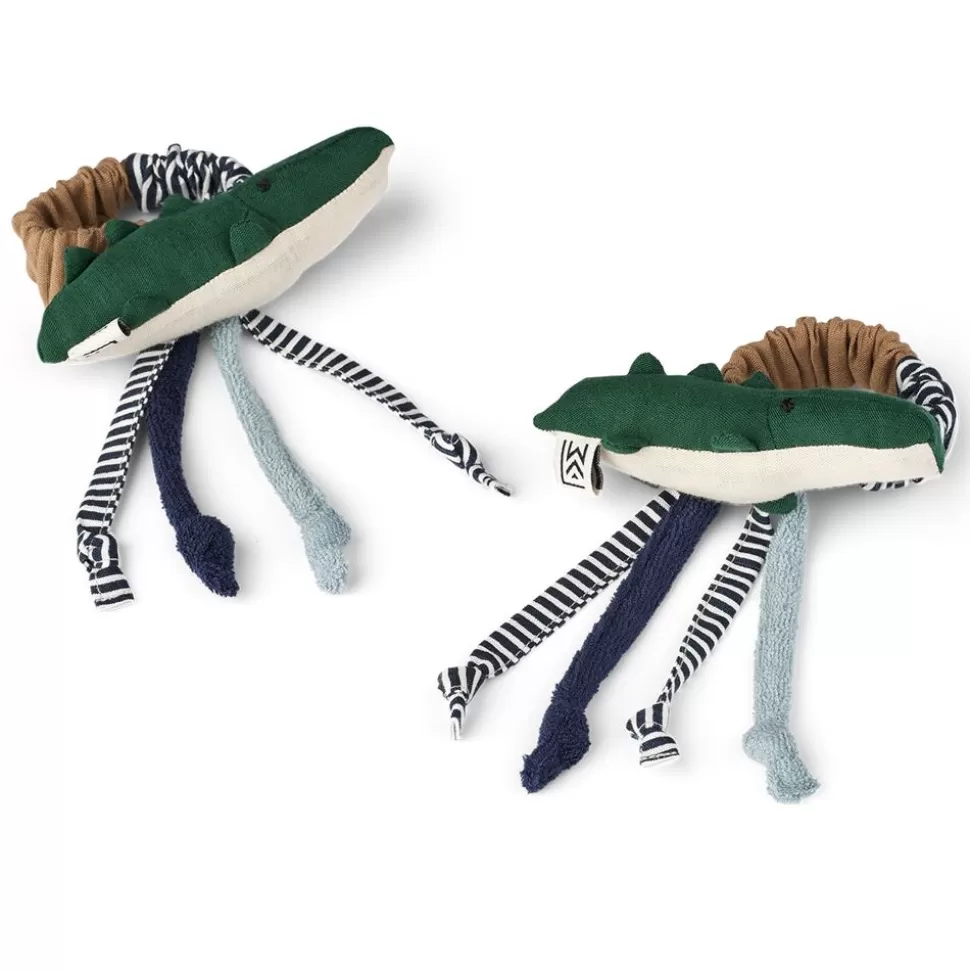 Lot De 2 Hochets De Poignet Willy - Garden Green | Liewood Flash Sale