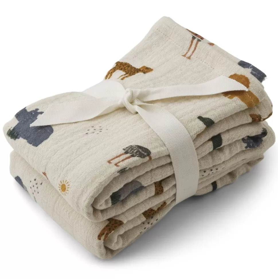 Lot De 2 Langes Lewis - Safari Sandy Mix | Liewood Cheap