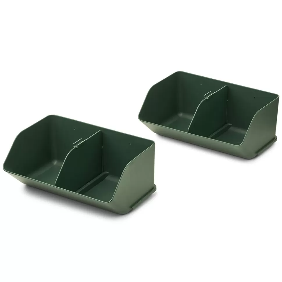 Lot De 2 Organiseurs De Bureau Rosemary M - Garden Green | Liewood Fashion