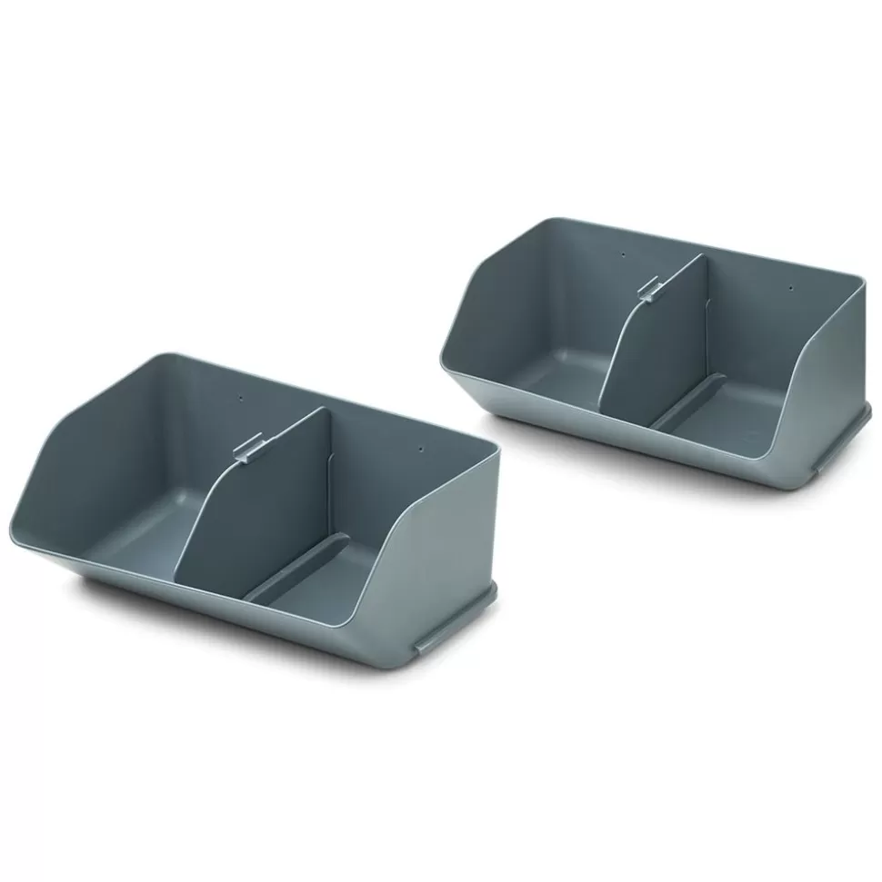 Lot De 2 Organiseurs De Bureau Rosemary M - Whale Blule | Liewood Clearance