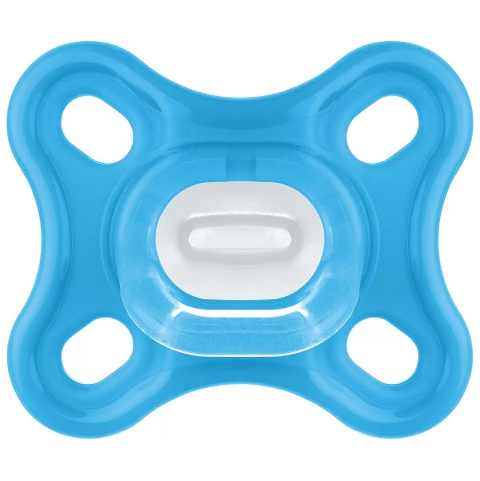 Lot De 2 Sucettes Comfort Silicone Bleu - 0/2 Mois | MAM Flash Sale