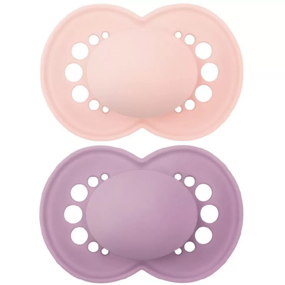 Lot De 2 Sucettes Original Colors Of Nature Unies Rose - 6 Mois + | MAM Online