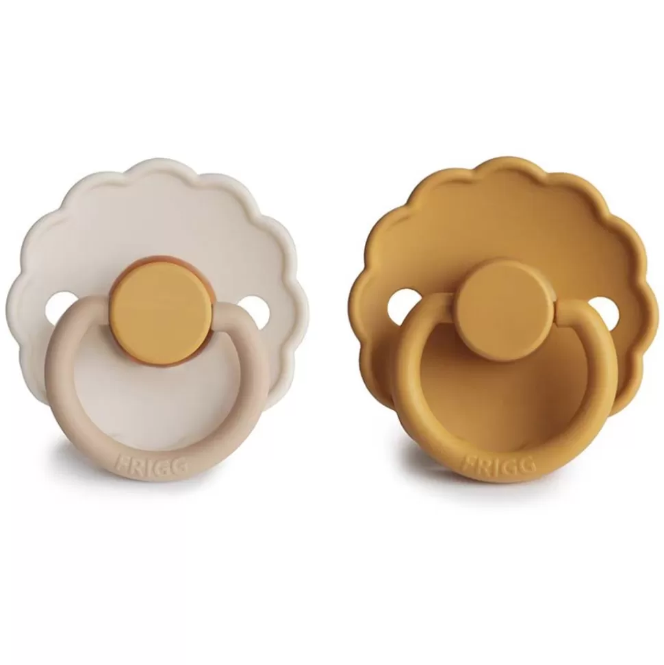 Lot De 2 Tetines Daisy Bloom Caoutchouc Chamomille & Honey Gold - 6/18 Mois | Frigg Flash Sale