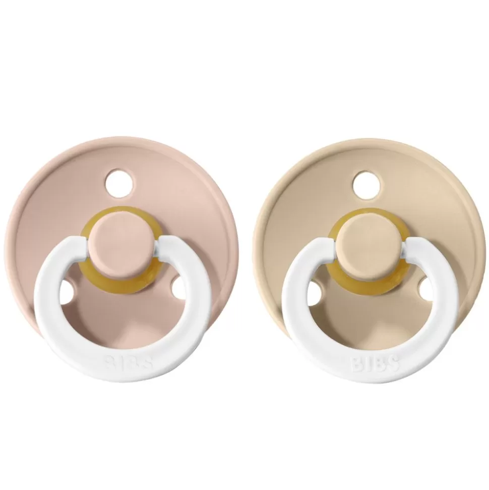 Lot De 2 Tetines Night Blush & Vanilla - 6/18 Mois | Bibs Shop