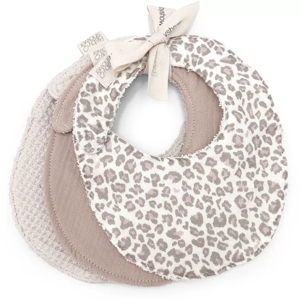 Lot De 3 Bavoirs - Soft Print | Babyshower Online