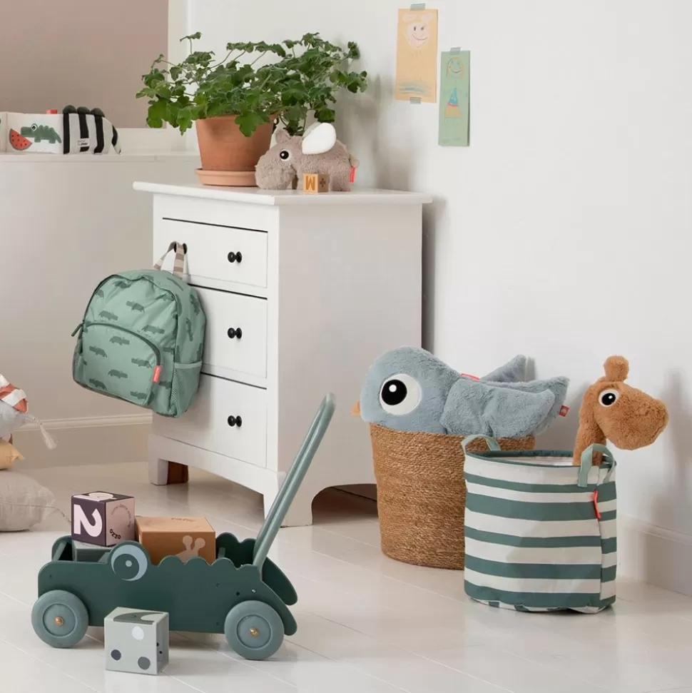 Lot De 3 Paniers De Rangement - Happy Clouds Vert | Done by Deer Store