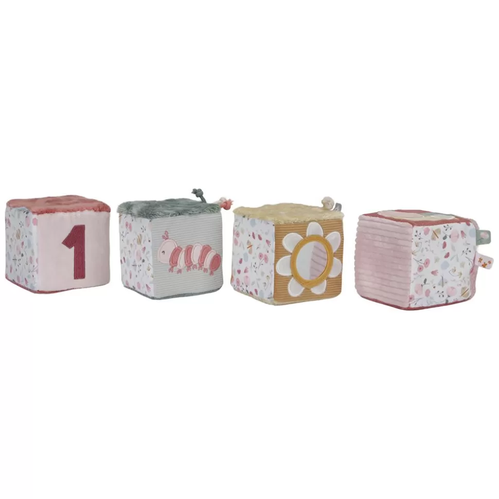 Lot De 4 Cubes Doux Flowers & Butterflies | Little Dutch Cheap