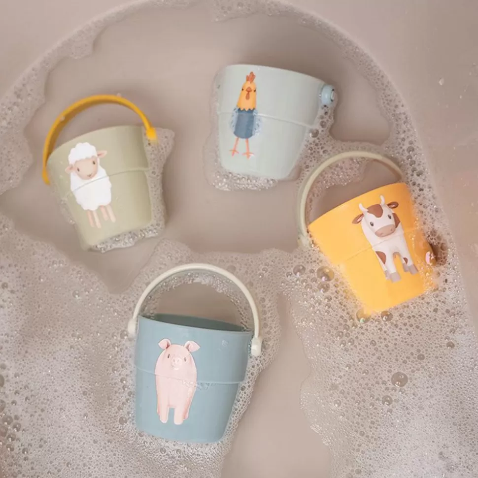 Lot De 4 Gobelets De Bain Little Farm | Little Dutch Flash Sale