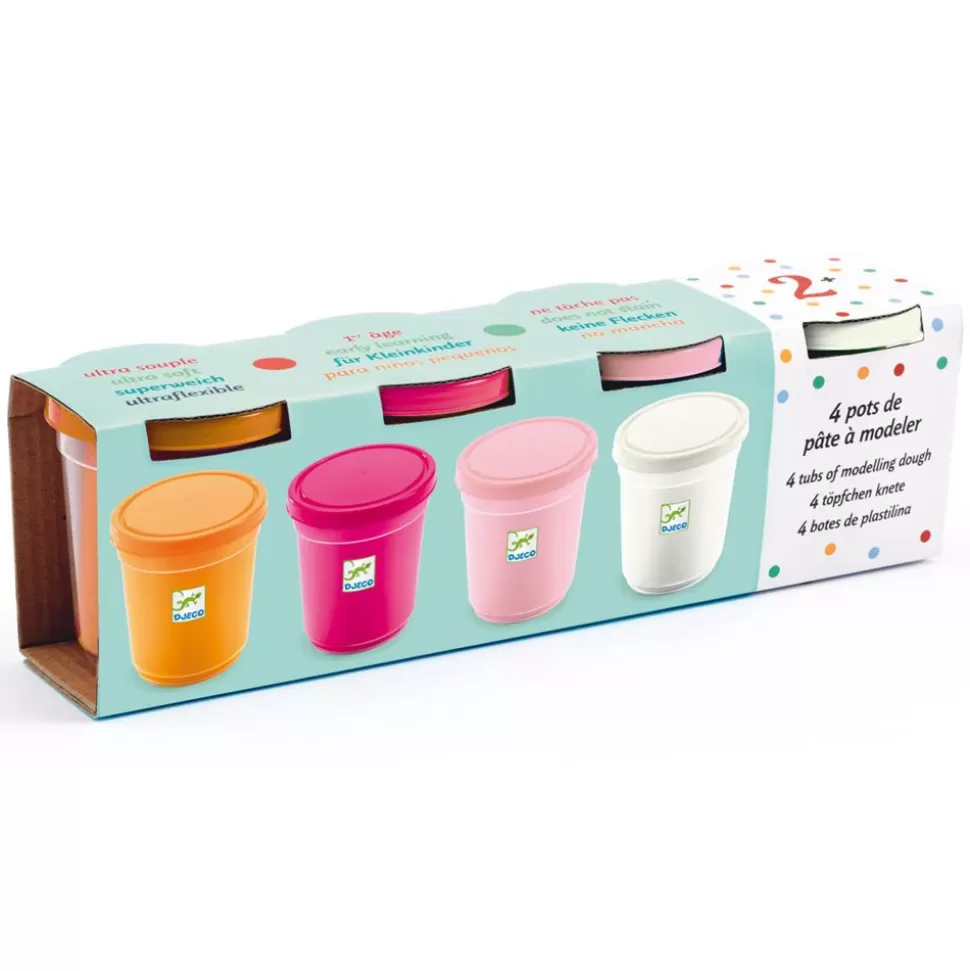 Lot De 4 Pots De Pate A Modeler - Sweet | Djeco Fashion