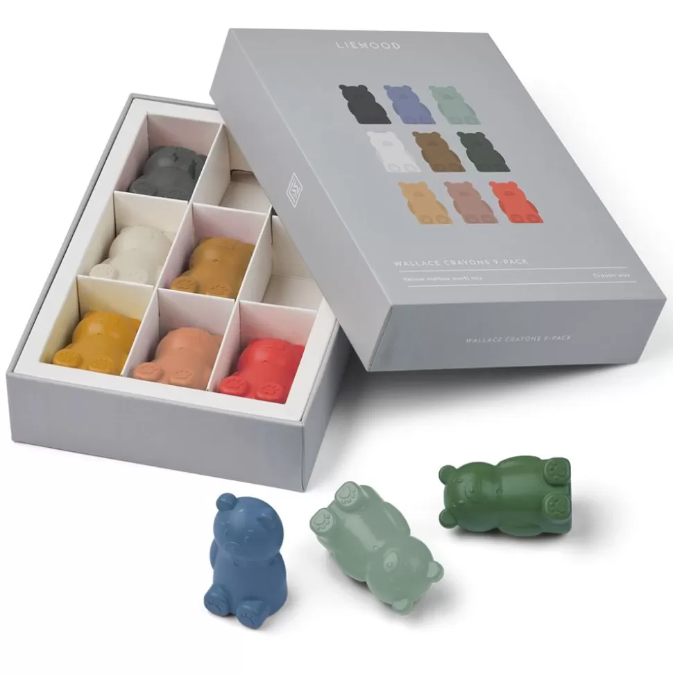 Lot De 9 Crayons Mr Bear Wallace | Liewood Store