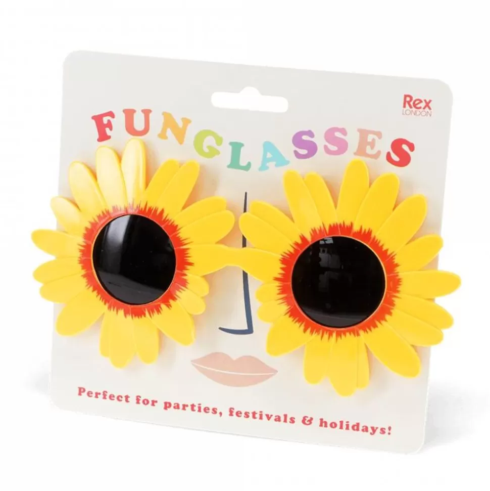 Lunettes Funglasses Tournesol Adulte - Jaune | Rex London Sale