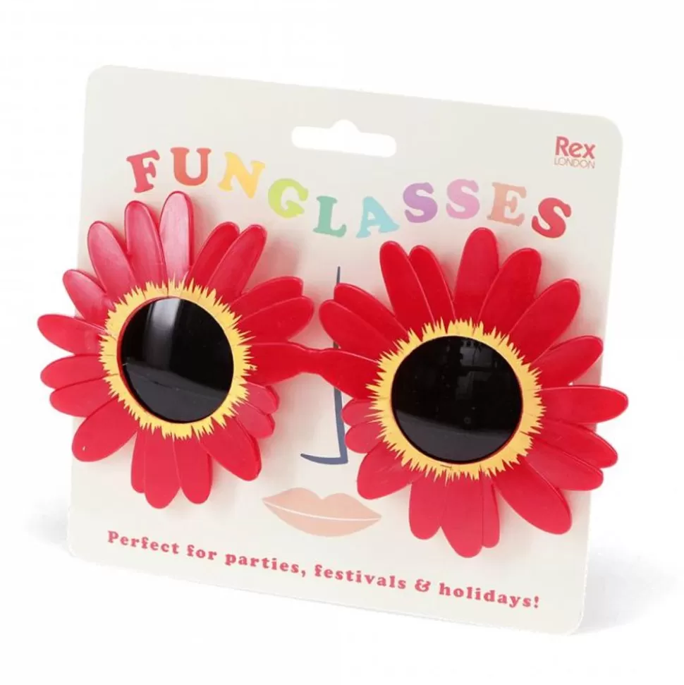 Lunettes Funglasses Tournesol Adulte - Rouge | Rex London New