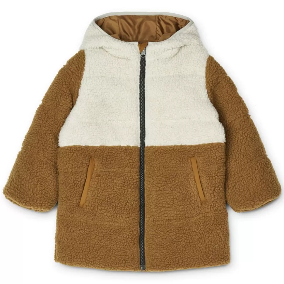 Manteau Mori Sandy Golden Caramel Mix - 5 Ans | Liewood Discount