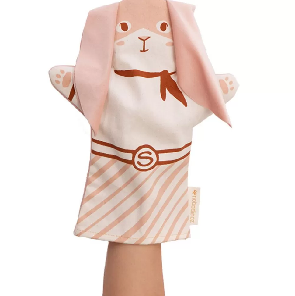 Marionnette Lapin - Bloom Pink | Nobodinoz Flash Sale