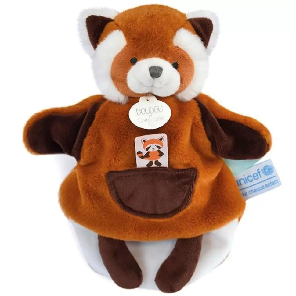 Marionnette Panda Roux Unicef | Doudou et Compagnie Store