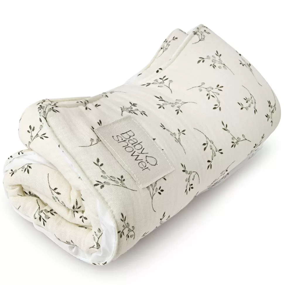 Matelas A Langer Nomade Knot - Olive Bloom | Babyshower Hot