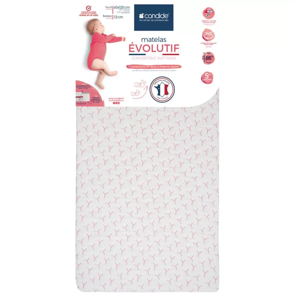 Matelas Evolutif - 60 X 120 Cm | Candide Outlet