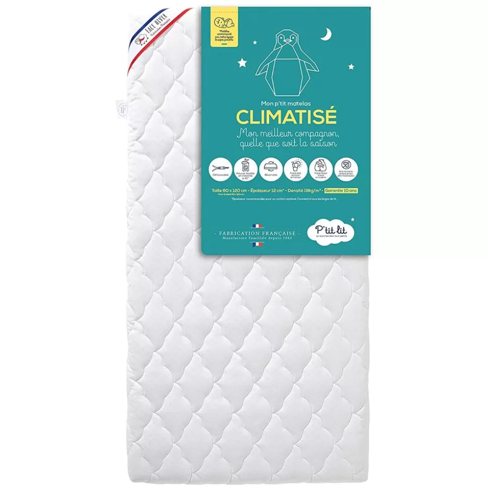 Matelas Mon P'Tit Matelas Climatise Anti-Acariens - 60 X 120 Cm | P'tit Lit Best