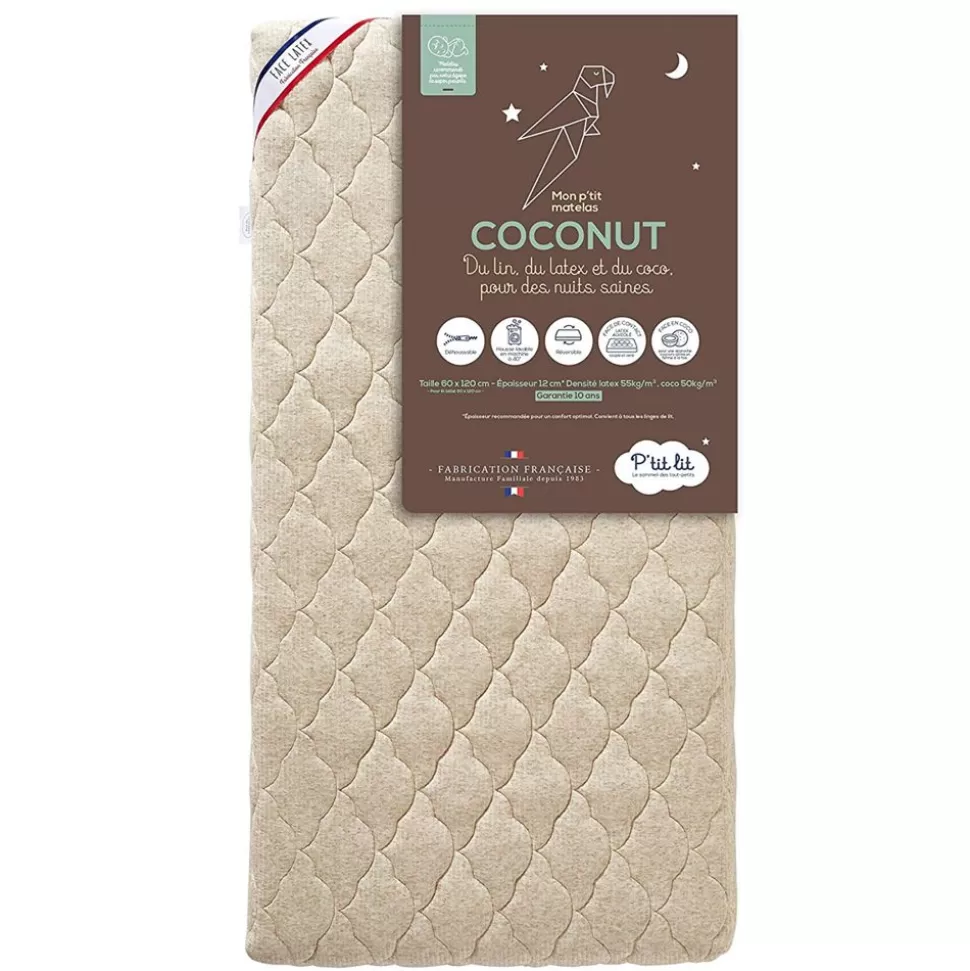 Matelas Mon P'Tit Matelas Coco Nut - 60 X 120 Cm | P'tit Lit Sale