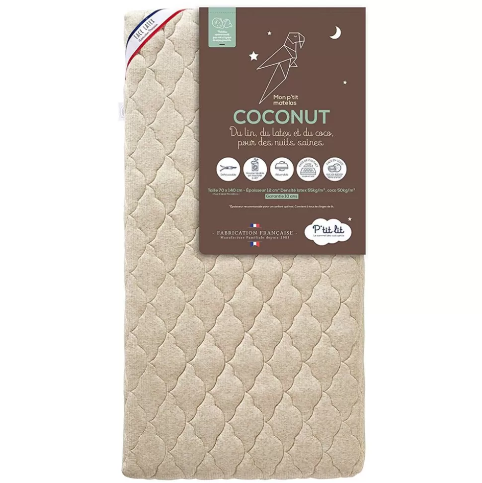 Matelas Mon P'Tit Matelas Coco Nut - 70 X 140 Cm | P'tit Lit Cheap