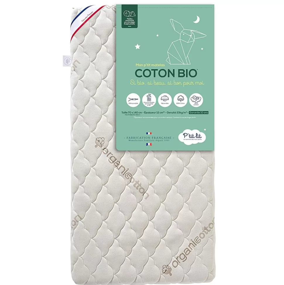 Matelas Mon P'Tit Matelas Coton Bio - 70 X 140 Cm | P'tit Lit Flash Sale