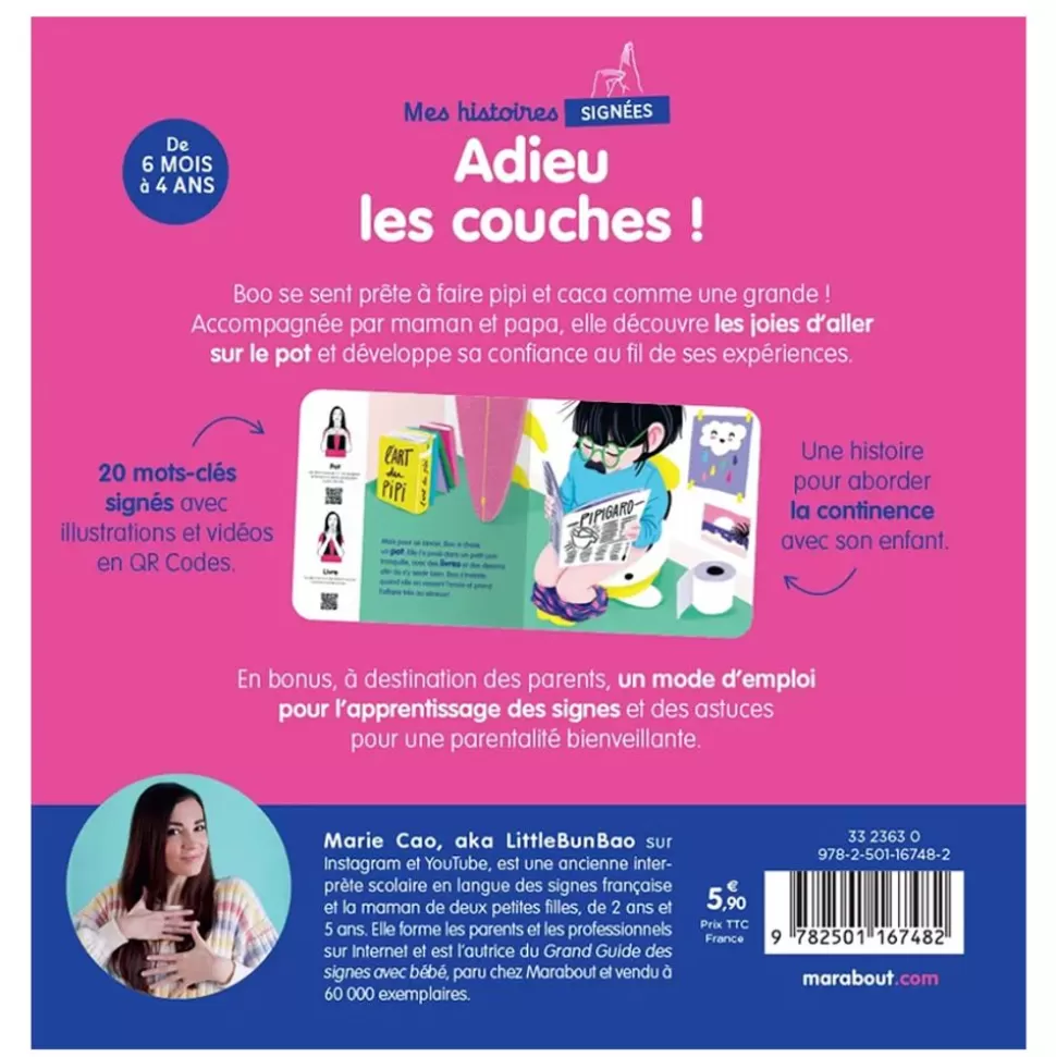 Mes Histoires Signees - Adieu Les Couches ! | Editions Marabout Outlet