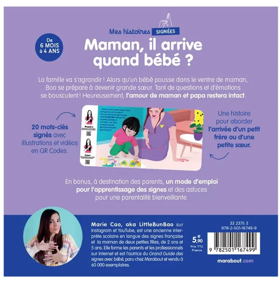 Mes Histoires Signees - Maman, Il Arrive Quand Le Bebe ? | Editions Marabout Cheap