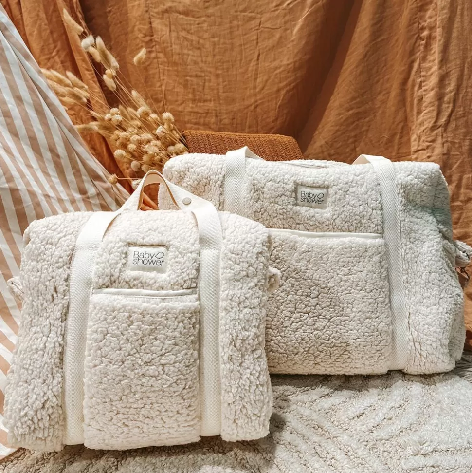 Mini Sac À Langer Camila - Mouton Blanc | Babyshower Sale