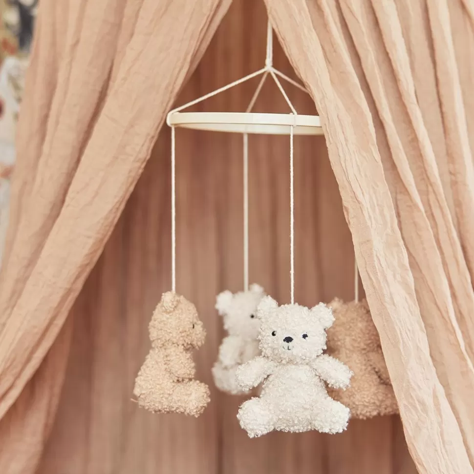 Mobile Teddy Bear - Biscuit & Naturel | Jollein Shop