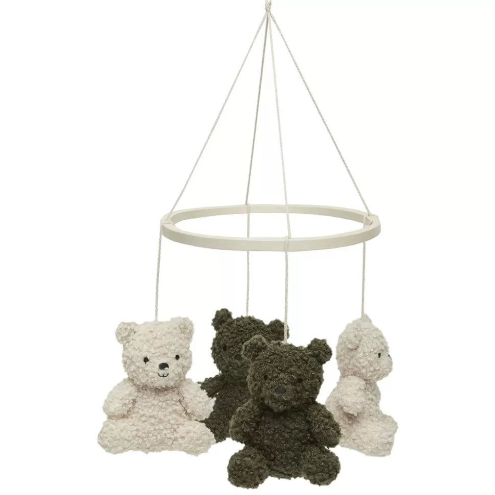 Mobile Teddy Bear - Leaf Green & Naturel | Jollein Outlet