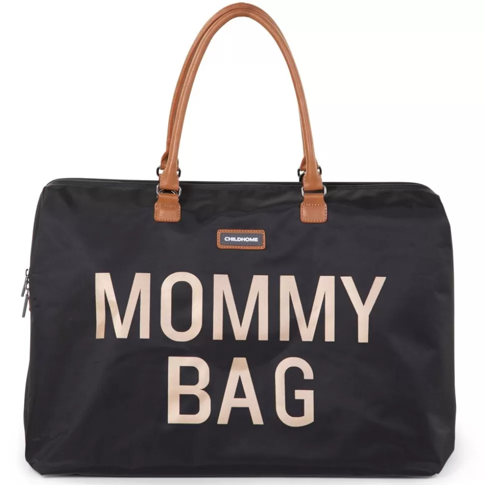 Mommy Bag Large - Noir Et Or | Childhome Shop