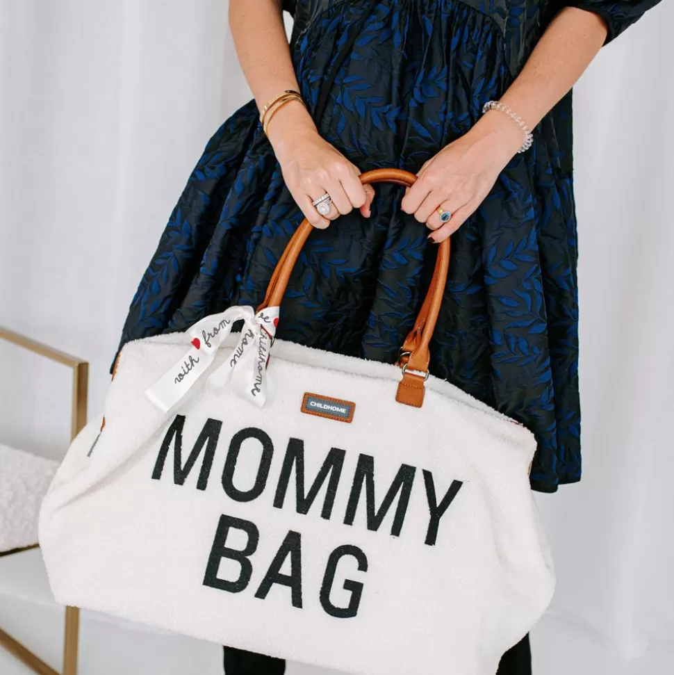 Mommy Bag Large - Teddy Ecru | Childhome Best Sale