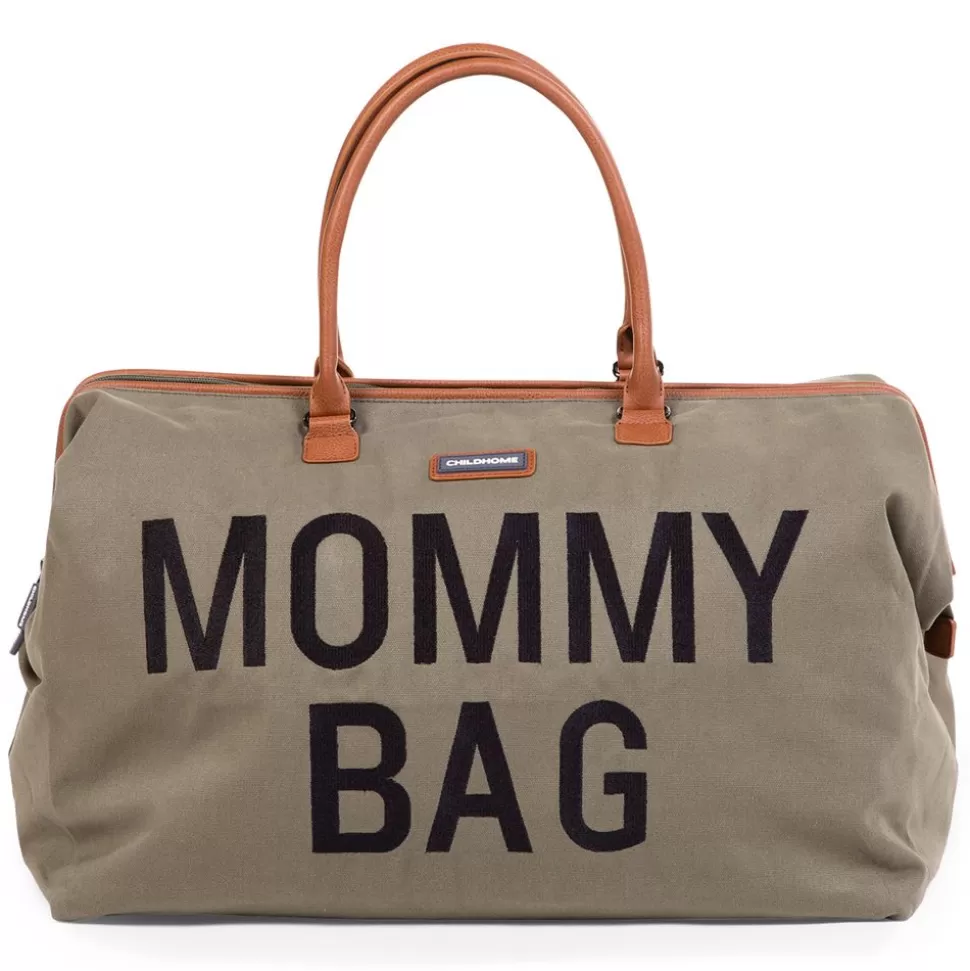 Mommy Bag Large Canvas - Kaki | Childhome Cheap