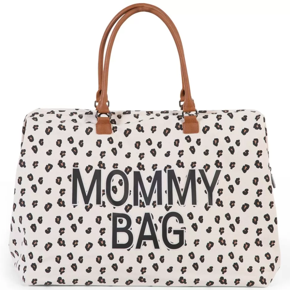 Mommy Bag Large Canvas - Leopard | Childhome Fashion