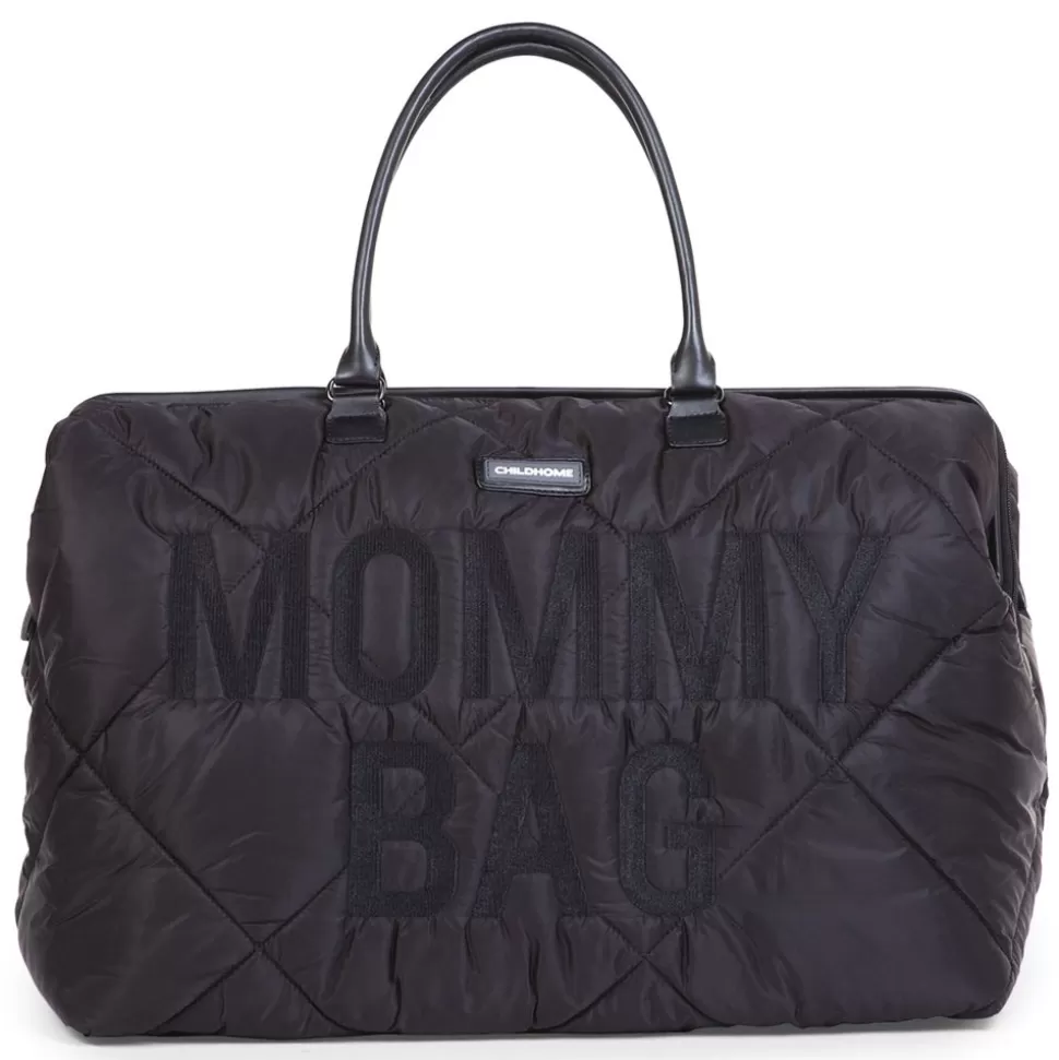 Mommy Bag Large Matelasse - Noir | Childhome Discount