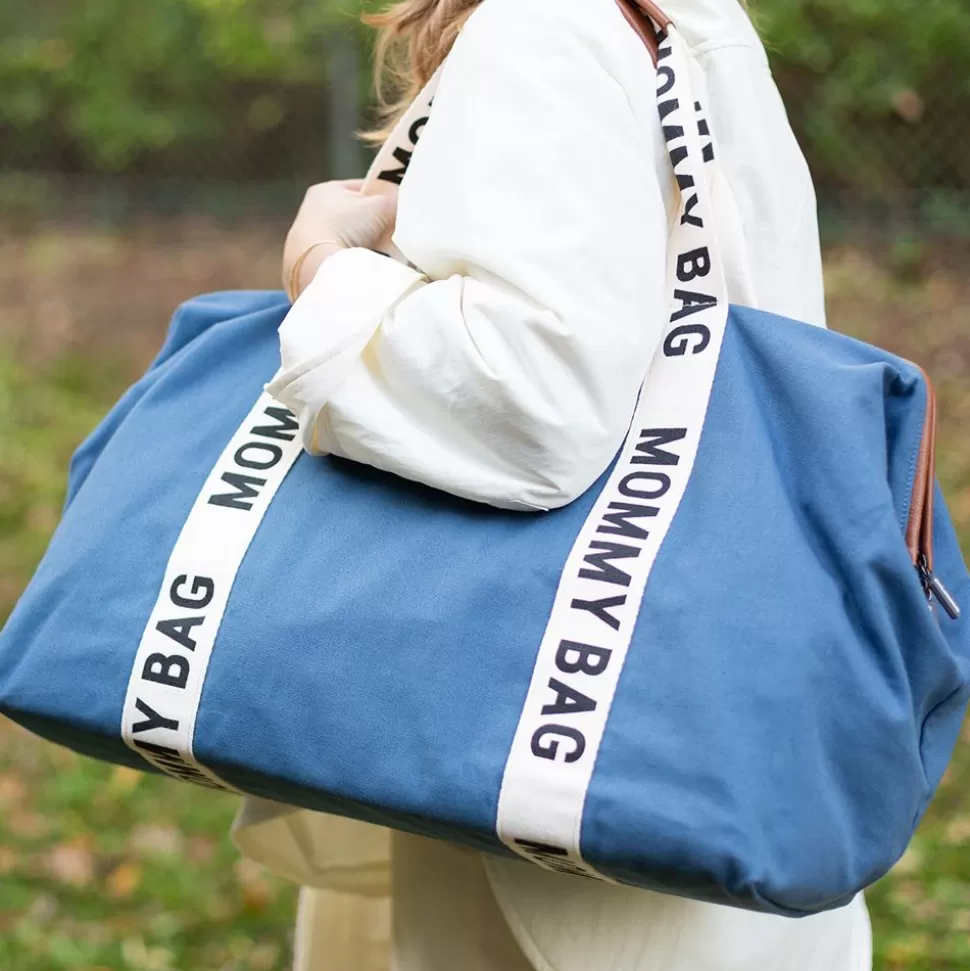 Mommy Bag Large Signature Canvas - Indigo | Childhome Sale