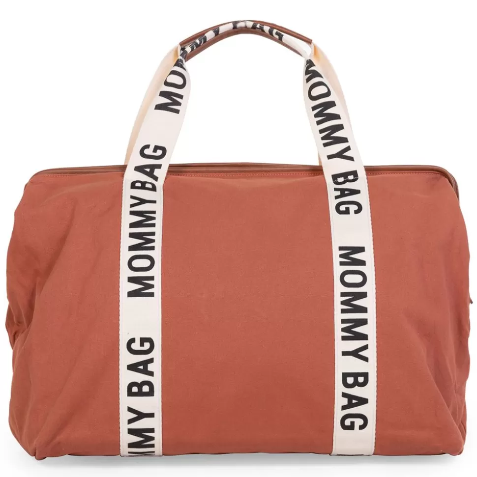 Mommy Bag Large Signature Canvas - Terracotta | Childhome Fashion