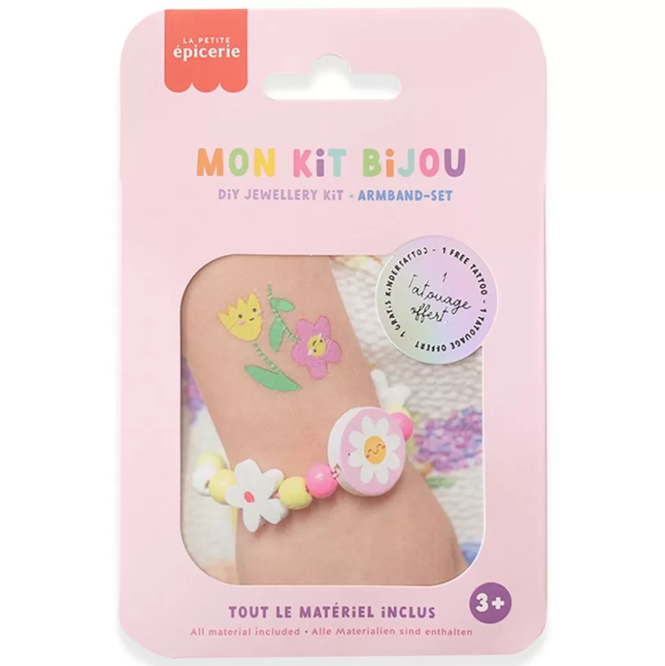 Mon Kit Bijou Enfant - Bracelet Fleurs | La Petite Epicerie Sale